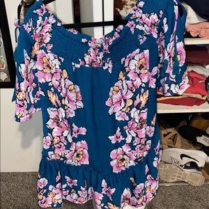 Off the shoulder top from boutique